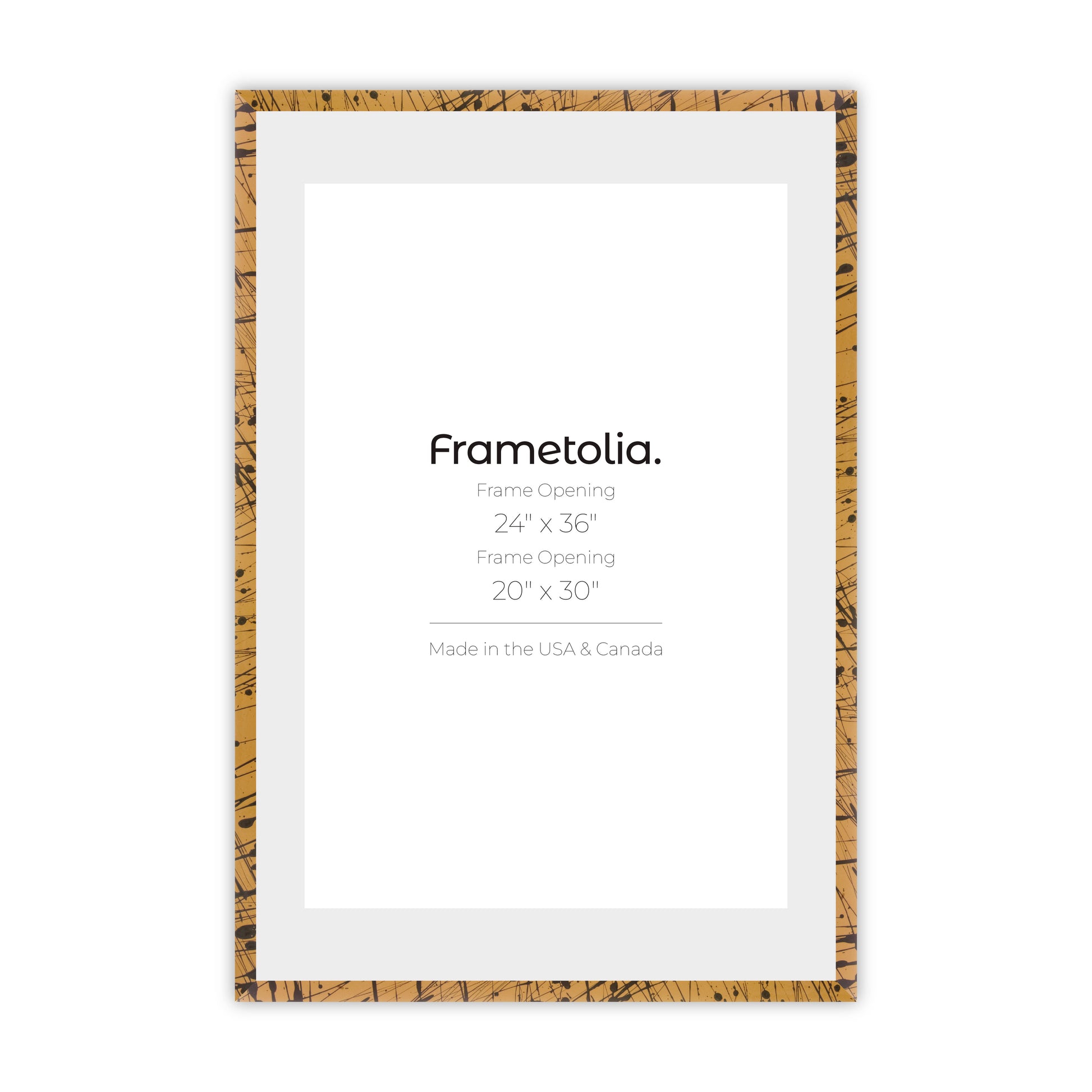 Front of picture frame