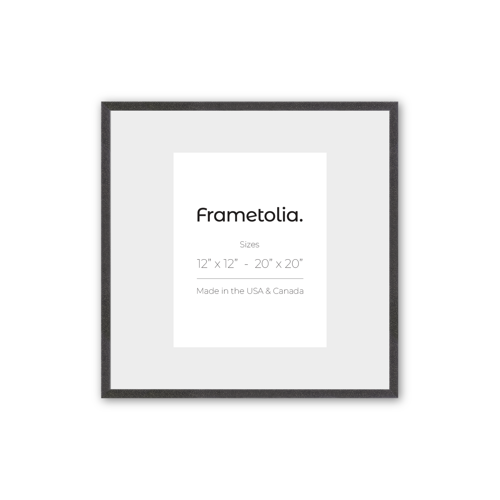 [Color:Fog Shagreen],[Mat:Wide Mat], Picture frame