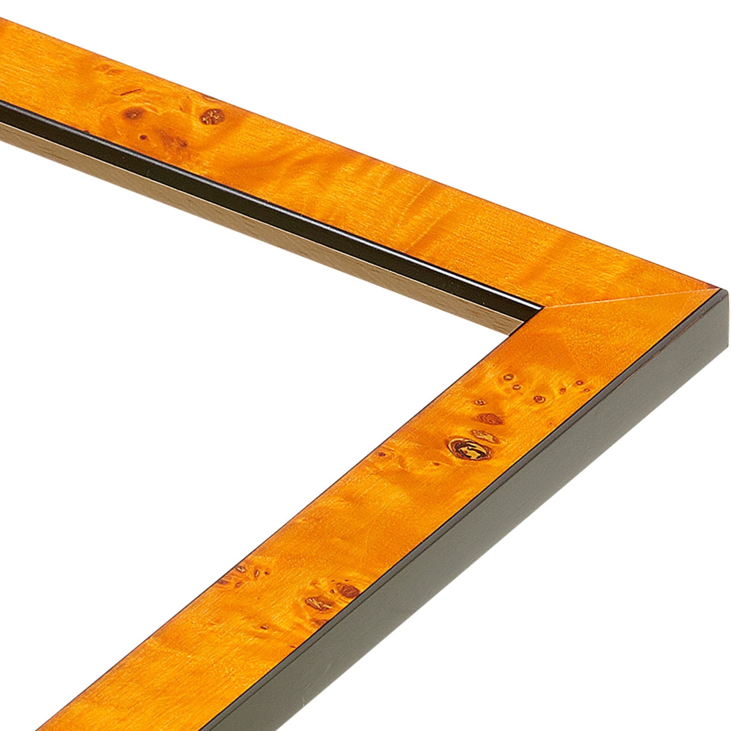 Orange Burl Medium Width Table Top Frame
