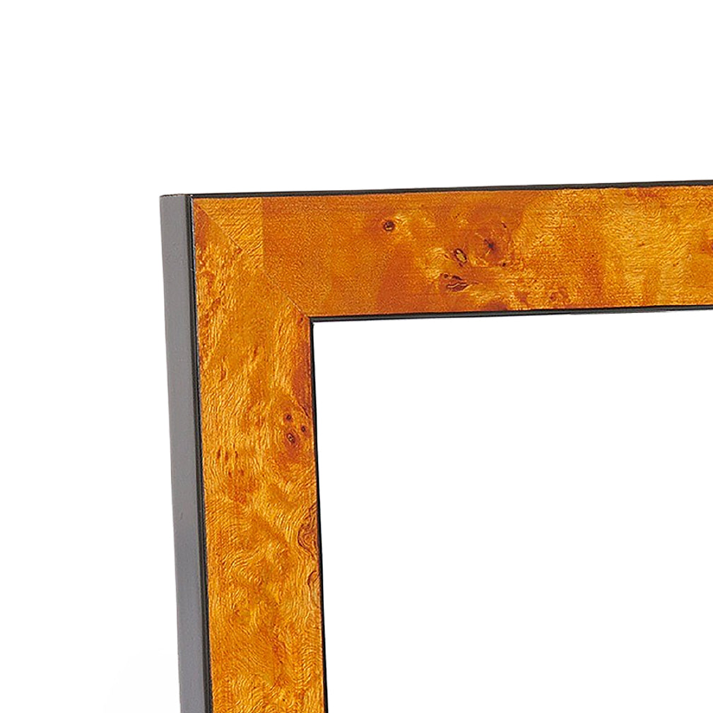 Orange Burl Medium Width Table Top Frame