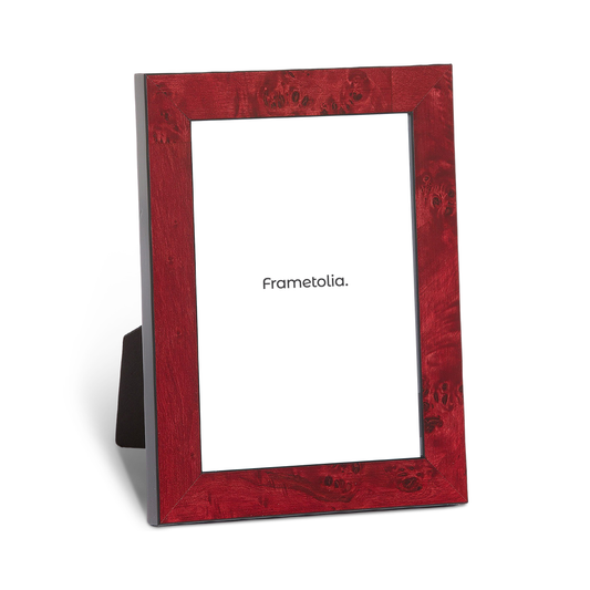 Red Burlwood Medium Width Table Top Frame