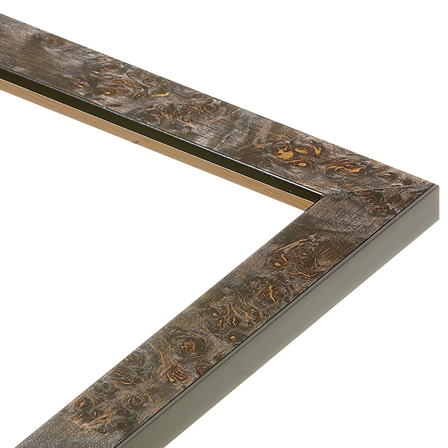 Gray Burlwood Medium Width Table Top Frame