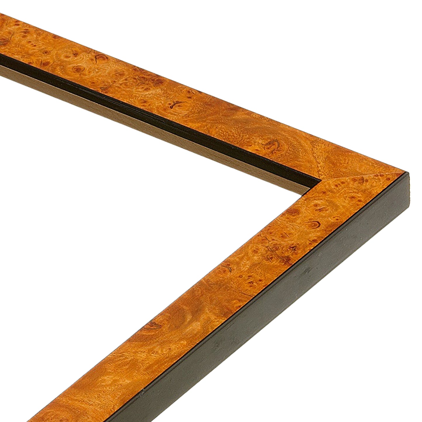 Elm Burlwood Narrow Width Wood Table Top Frame