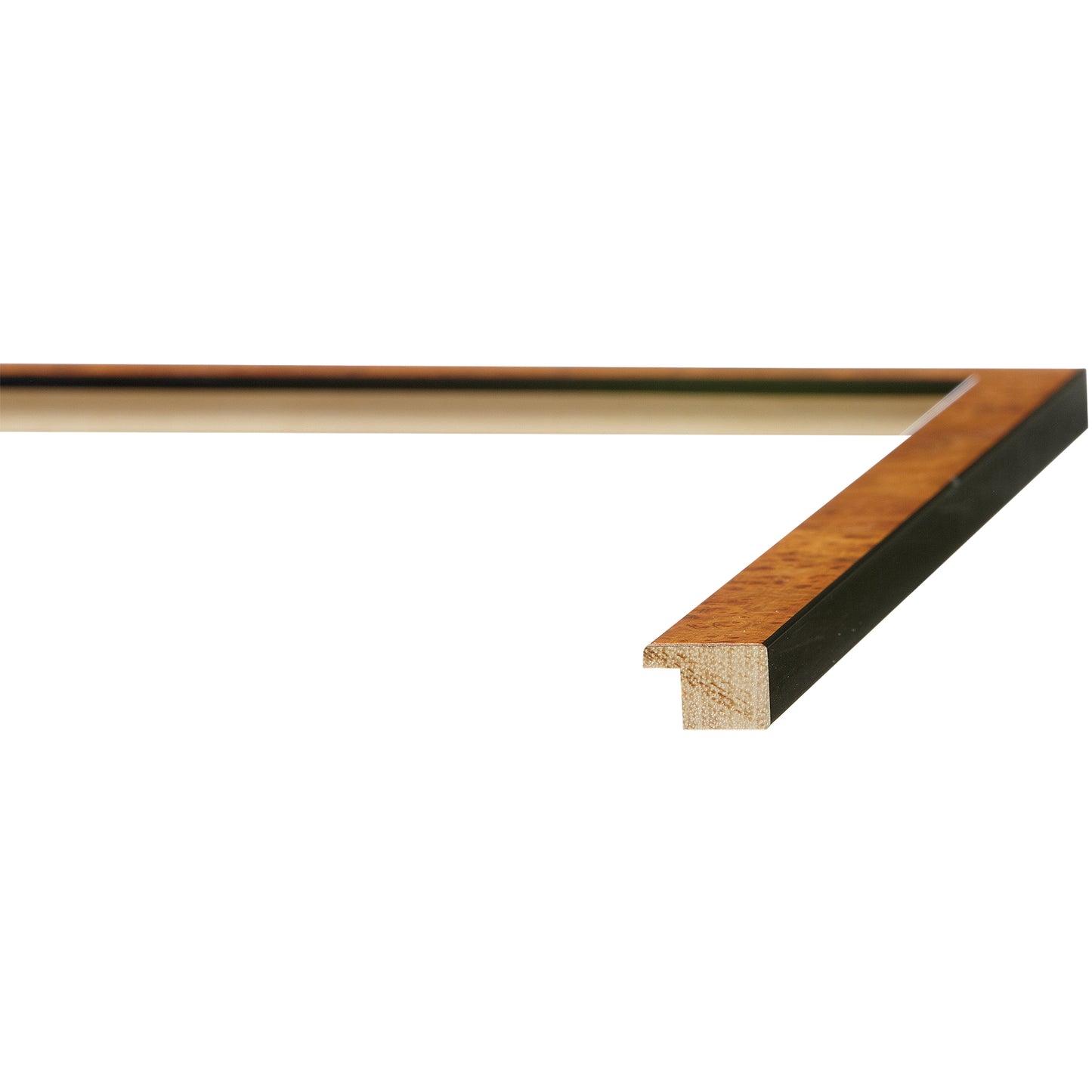 Elm Burlwood Narrow Width Wood Table Top Frame