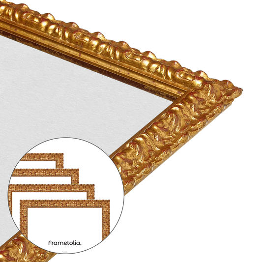 corner close up of the frame