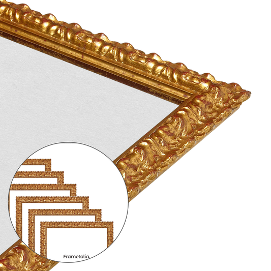 corner close up of the frame