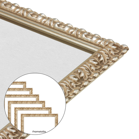 corner close up of the frame
