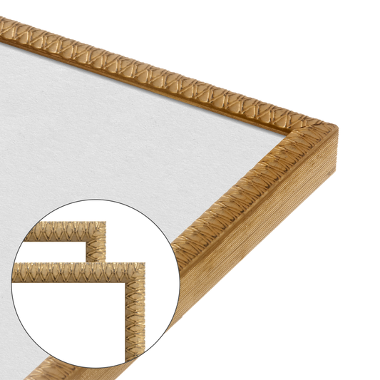 corner close up of the frame