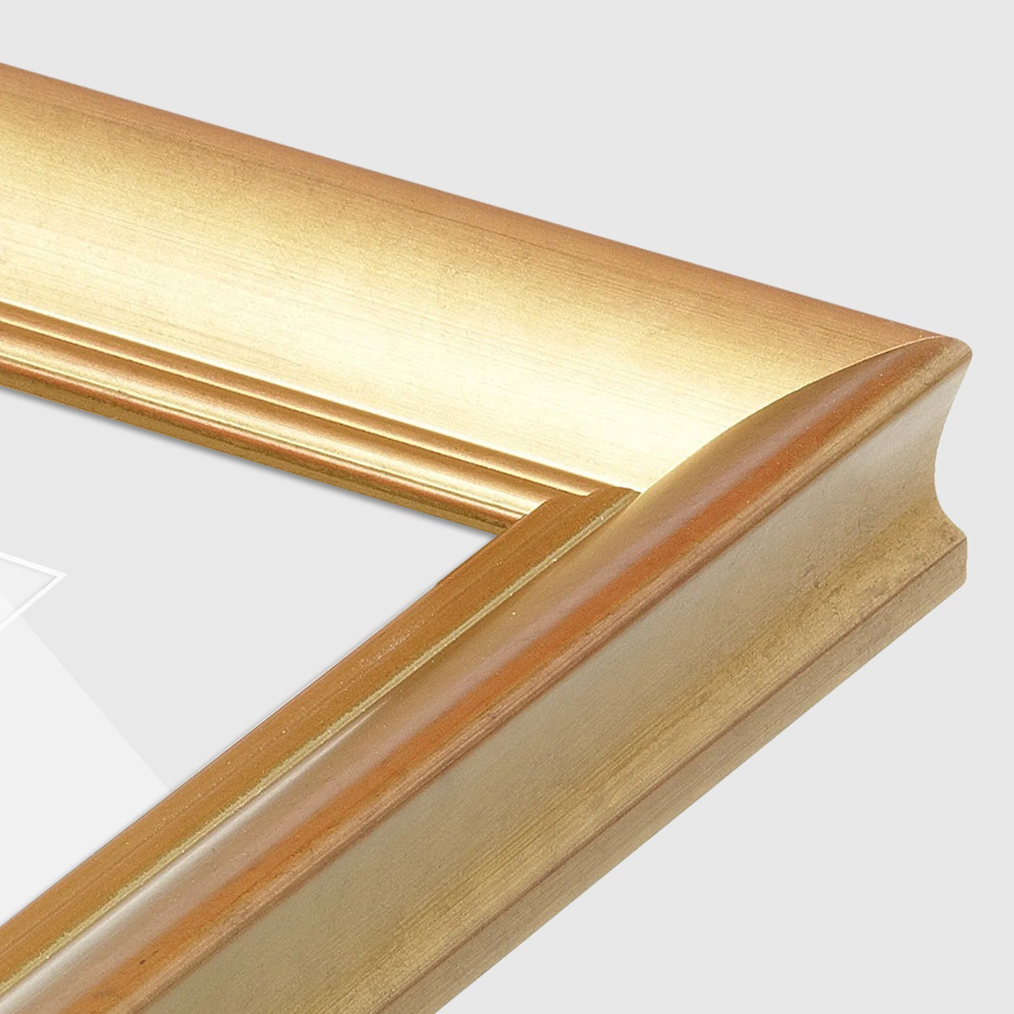 corner of the Gilded Gold FAMILY Wall Frame