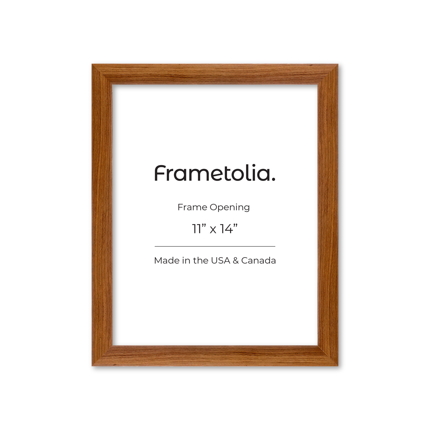 11" x 14" Light Walnut Hudson Wall Frame