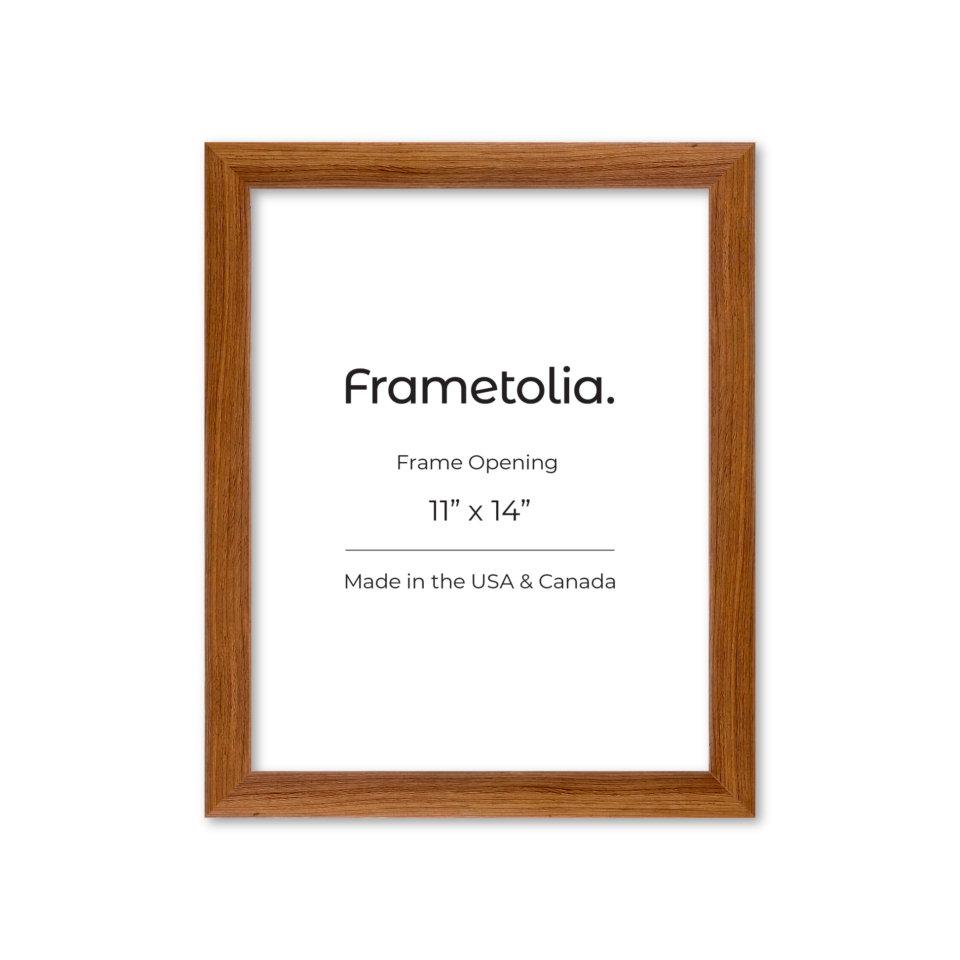 11" x 14" Light Walnut Hudson Wall Frame