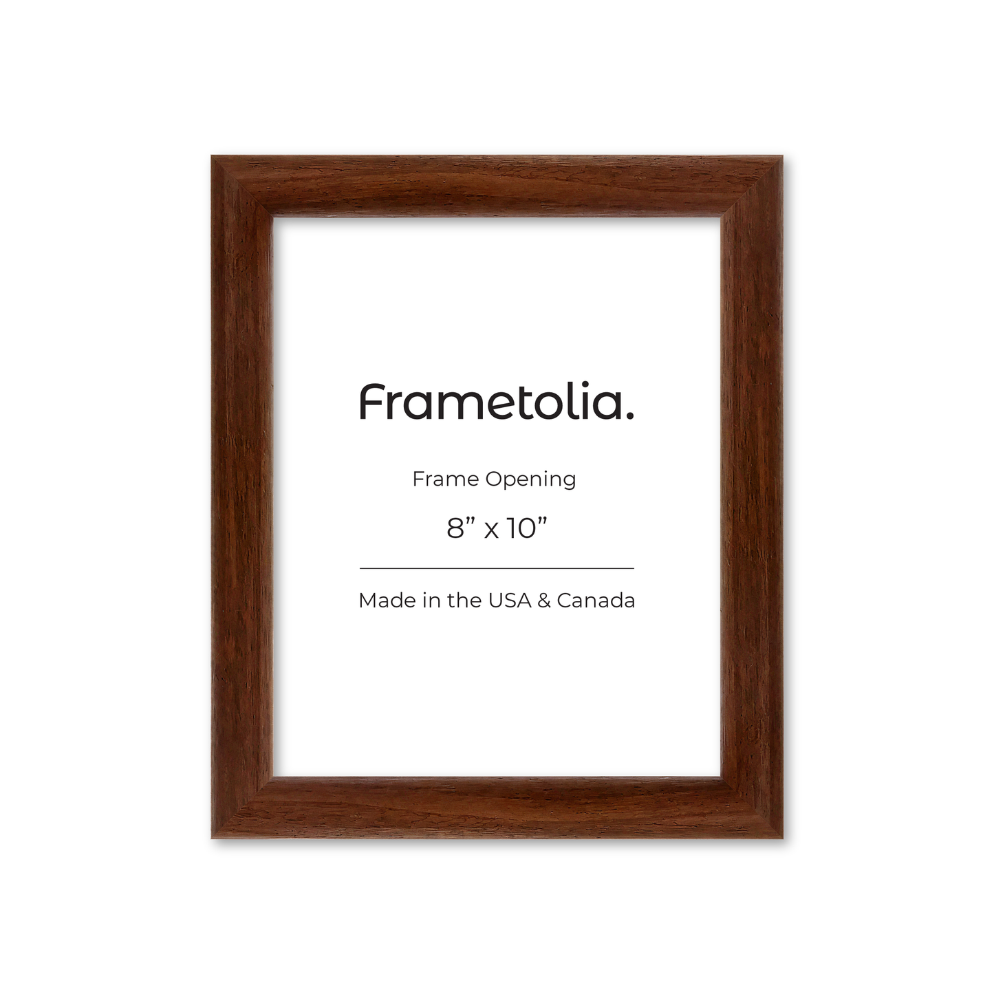 8" x 10" Dark Walnut Hudson Wall Frame