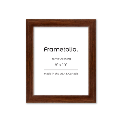 8" x 10" Dark Walnut Hudson Wall Frame