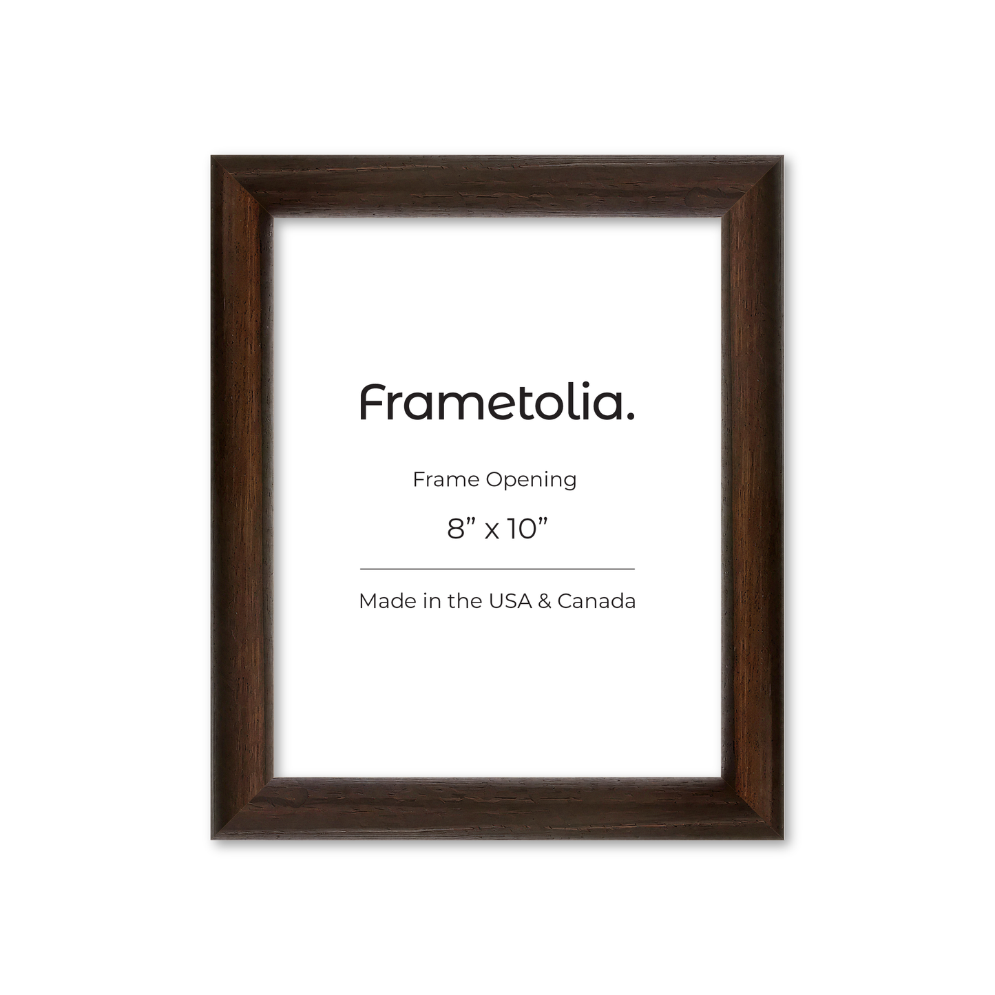 8" x 10" Dark Oak Hudson Wall Frame