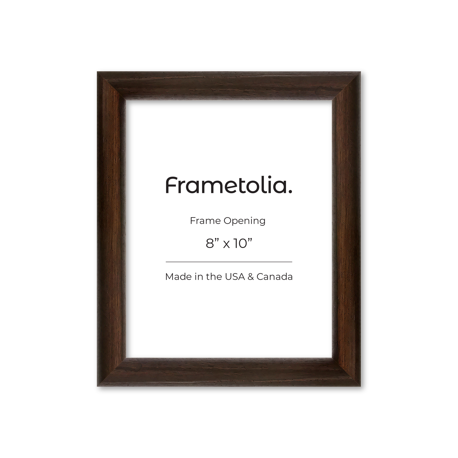 8" x 10" Dark Oak Hudson Wall Frame