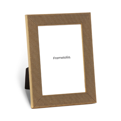 Gold Leaf Dotted Medium Table Top Frame