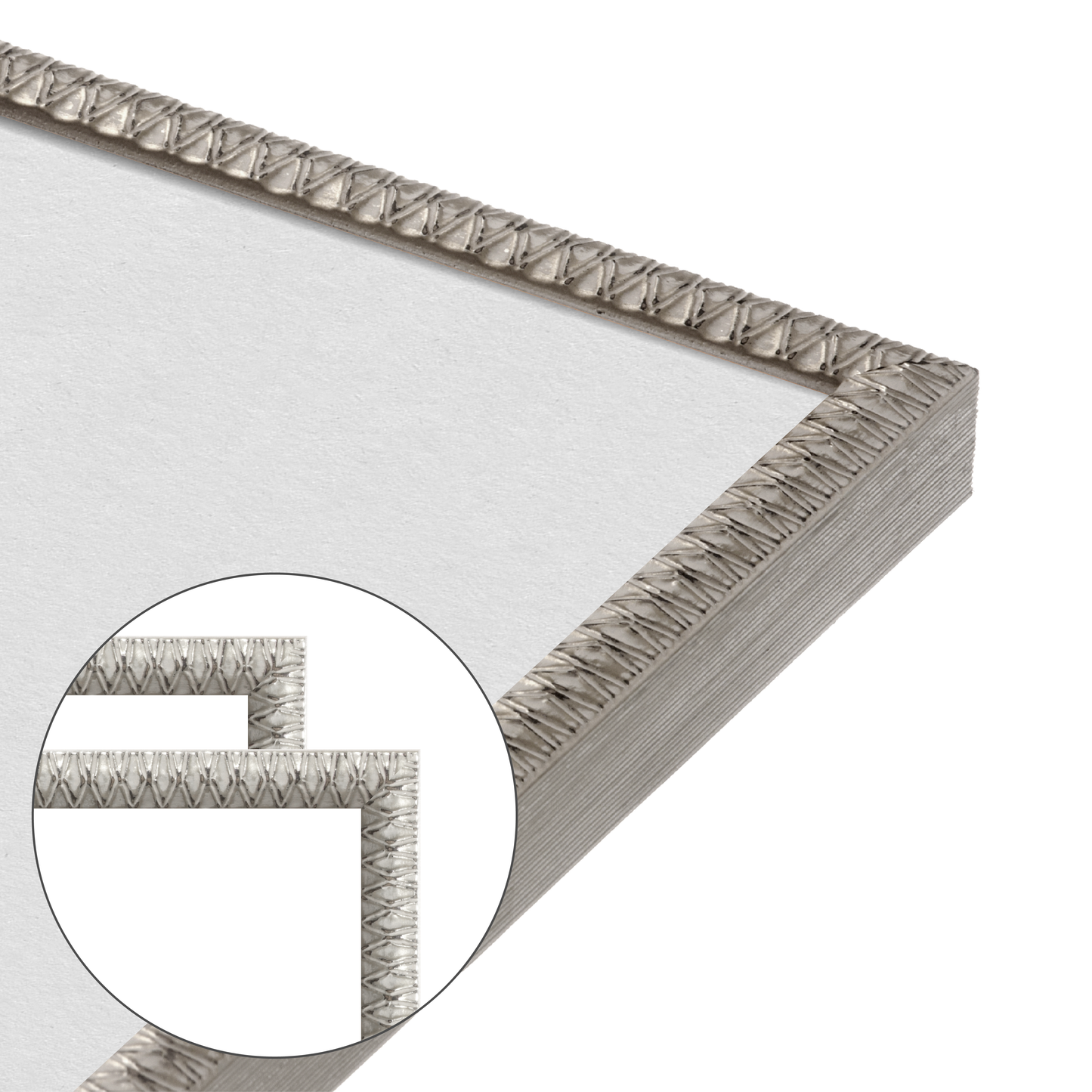 corner close up of the frame