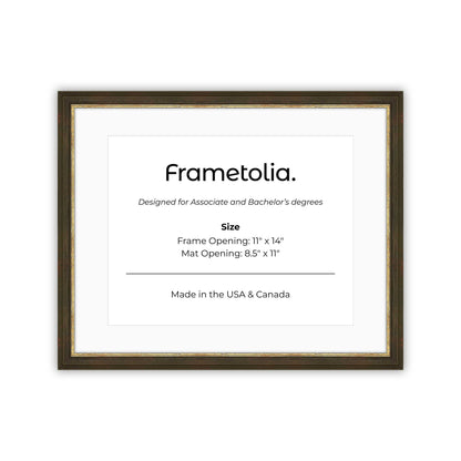 Black and Gold FAMILY Wall Frame