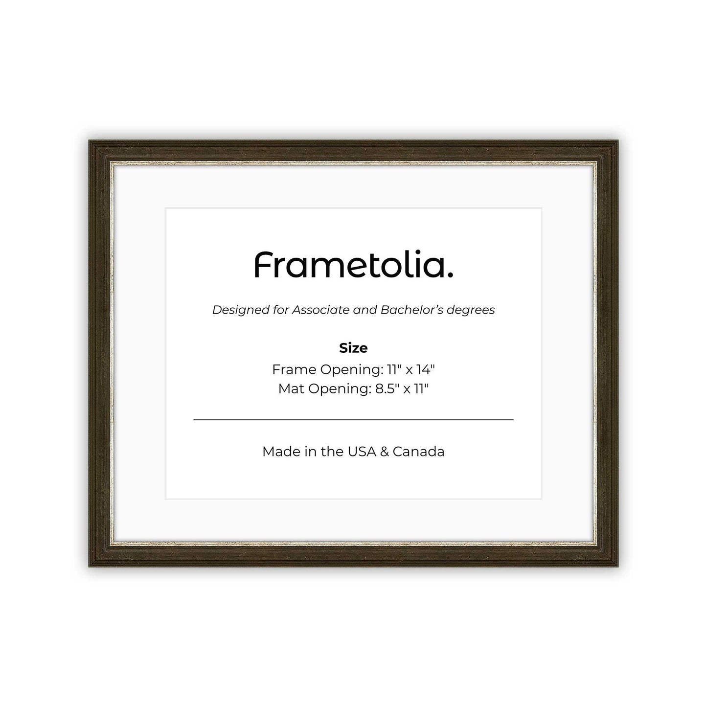 Black and Silver FAMILY Wall Frame