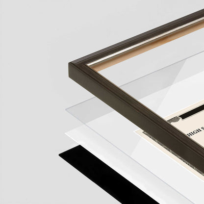Black and Silver FAMILY Wall Frame corner Close up with layers broken out
