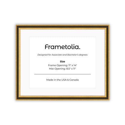 Gilded Gold FAMILY Wall Frame