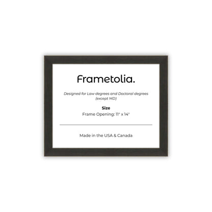 11" x 14" Village Coal FAMILY  Diploma Frame - No Mat