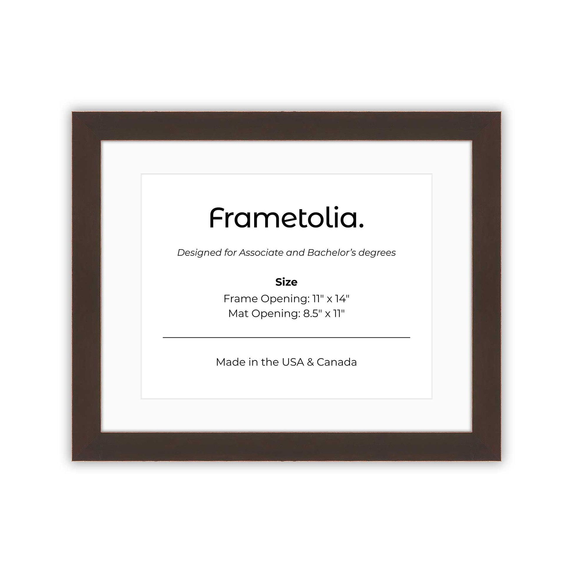 Mahogany FAMILY Wall Frame