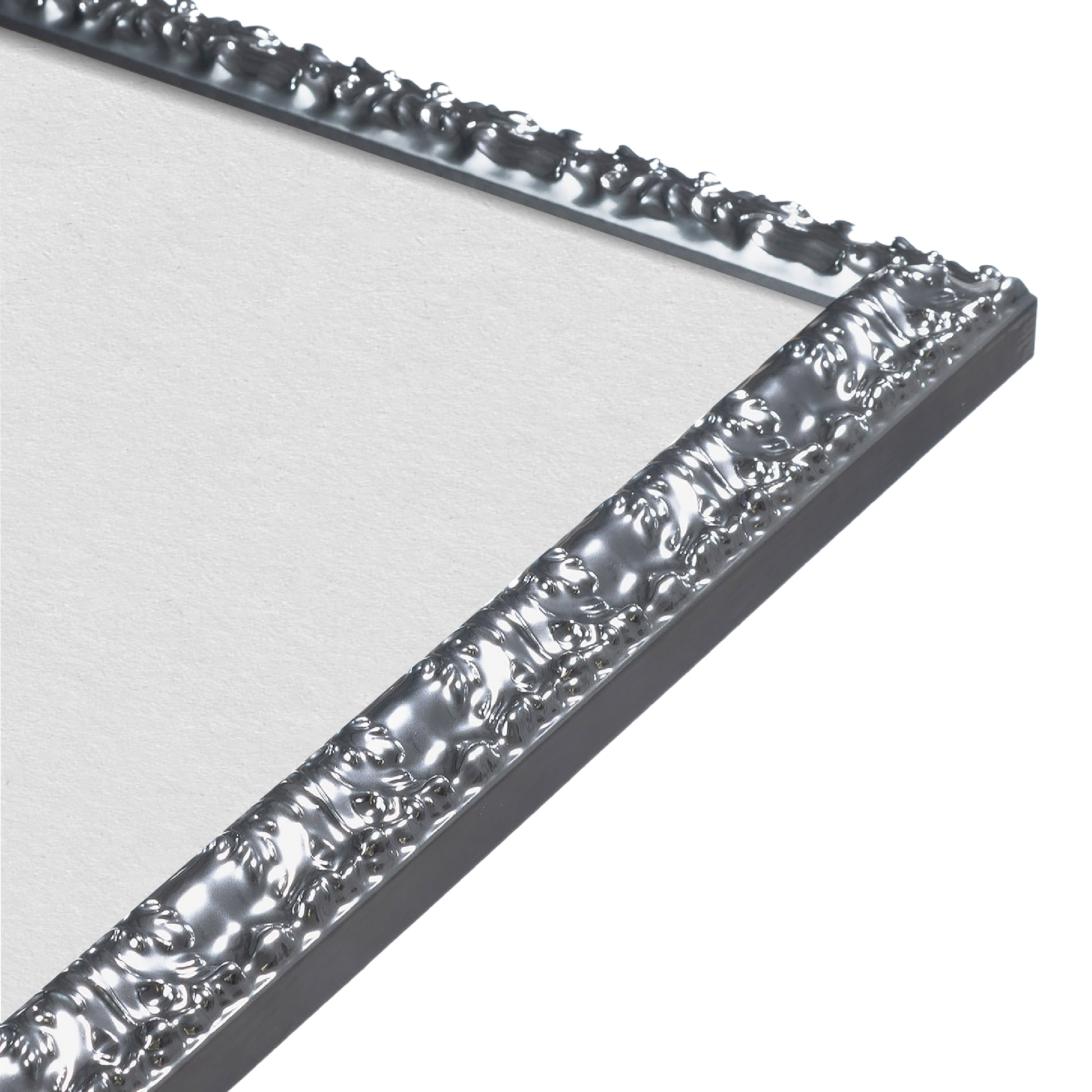 Corner of the Shimmering Silver Renaissance Charm Medium Width Wall Frame
