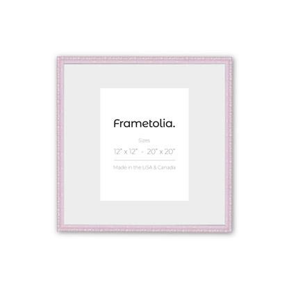 20" x 20" Shimmering Rose Petal Renaissance Charm Medium Width Wall Frame