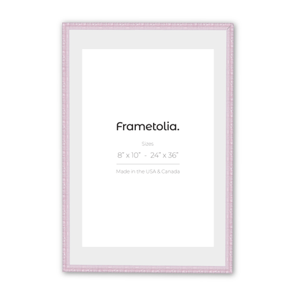 18" x 24" Shimmering Rose Petal Renaissance Charm Medium Width Wall Frame