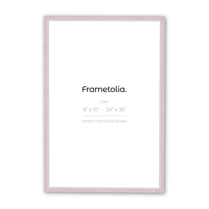 11" x 14" Shimmering Rose Petal Renaissance Charm Medium Width Wall Frame