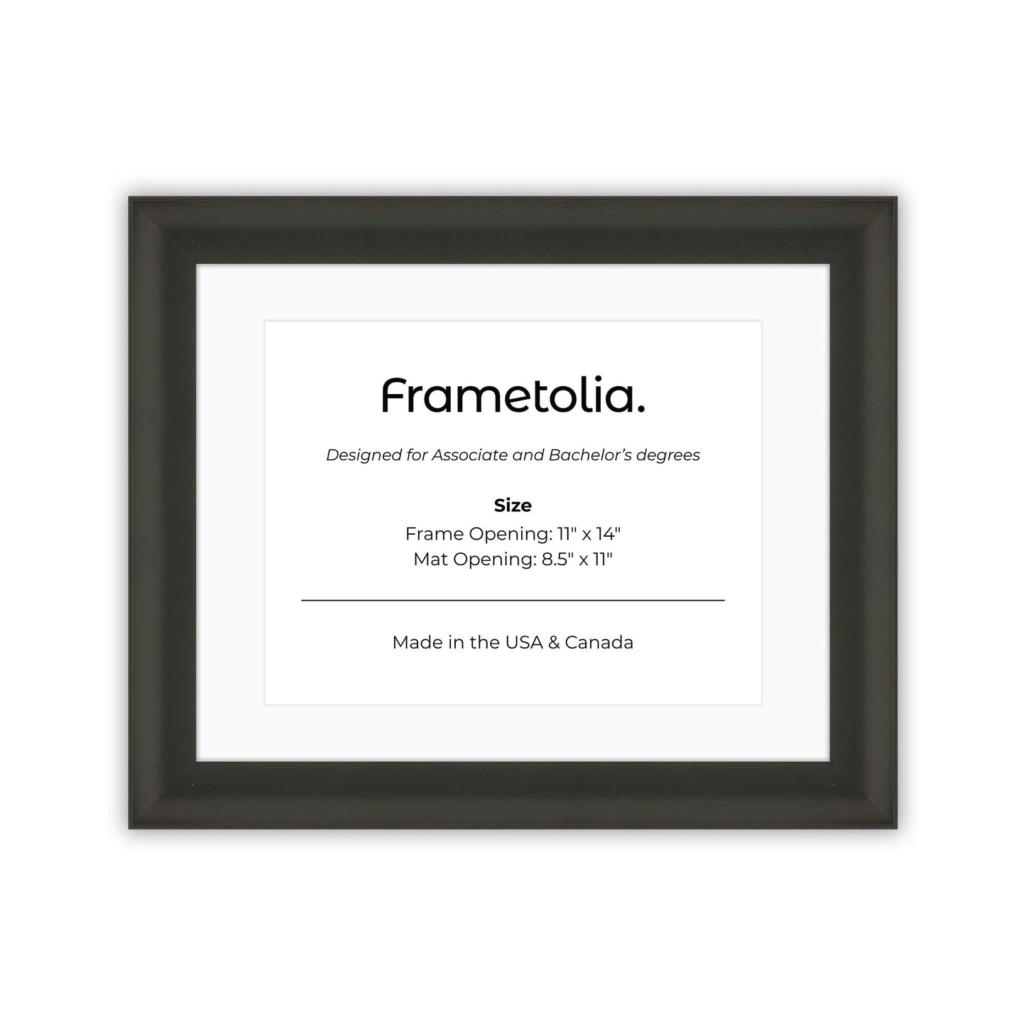 Satin Black FAMILY Wall Frame