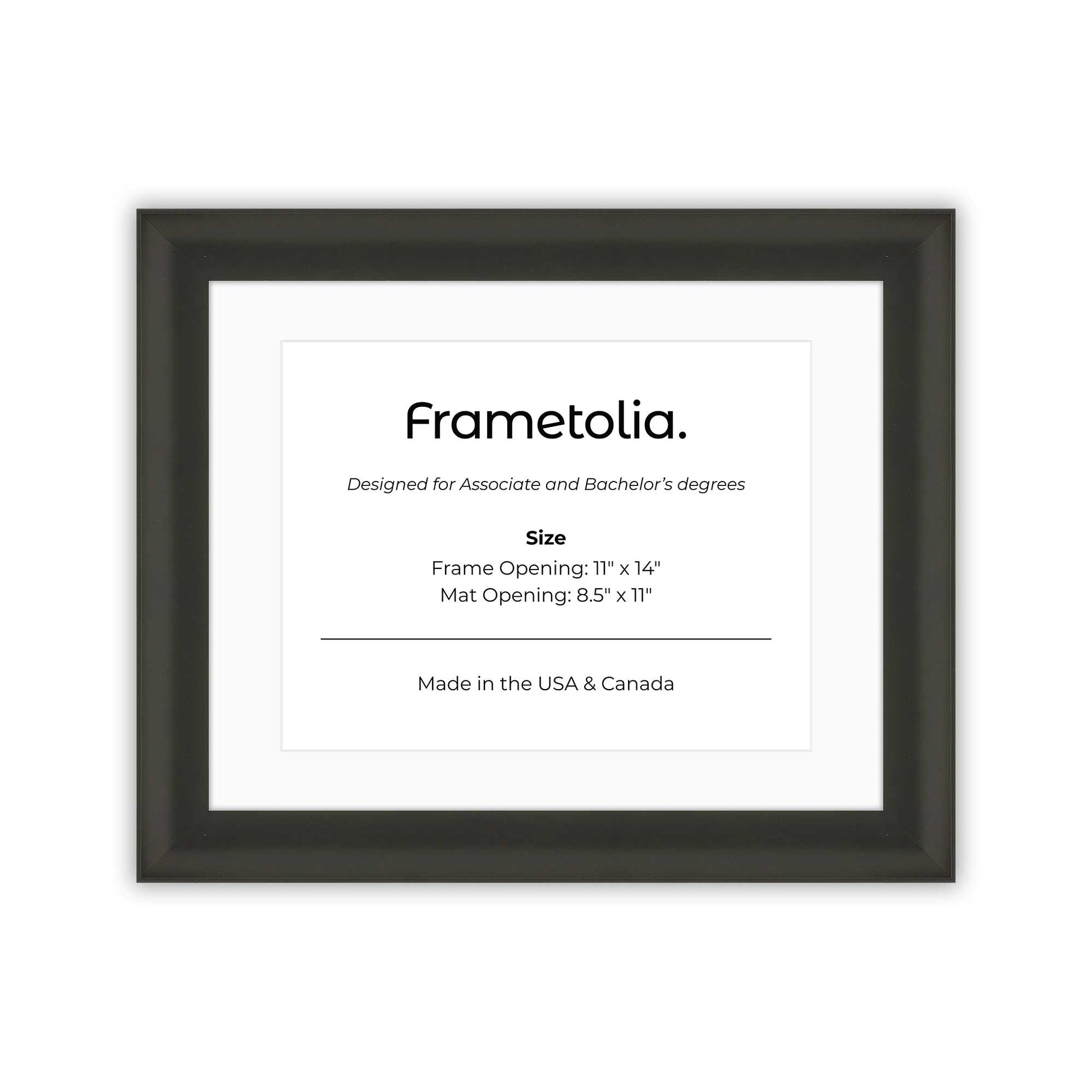 Satin Black FAMILY Wall Frame