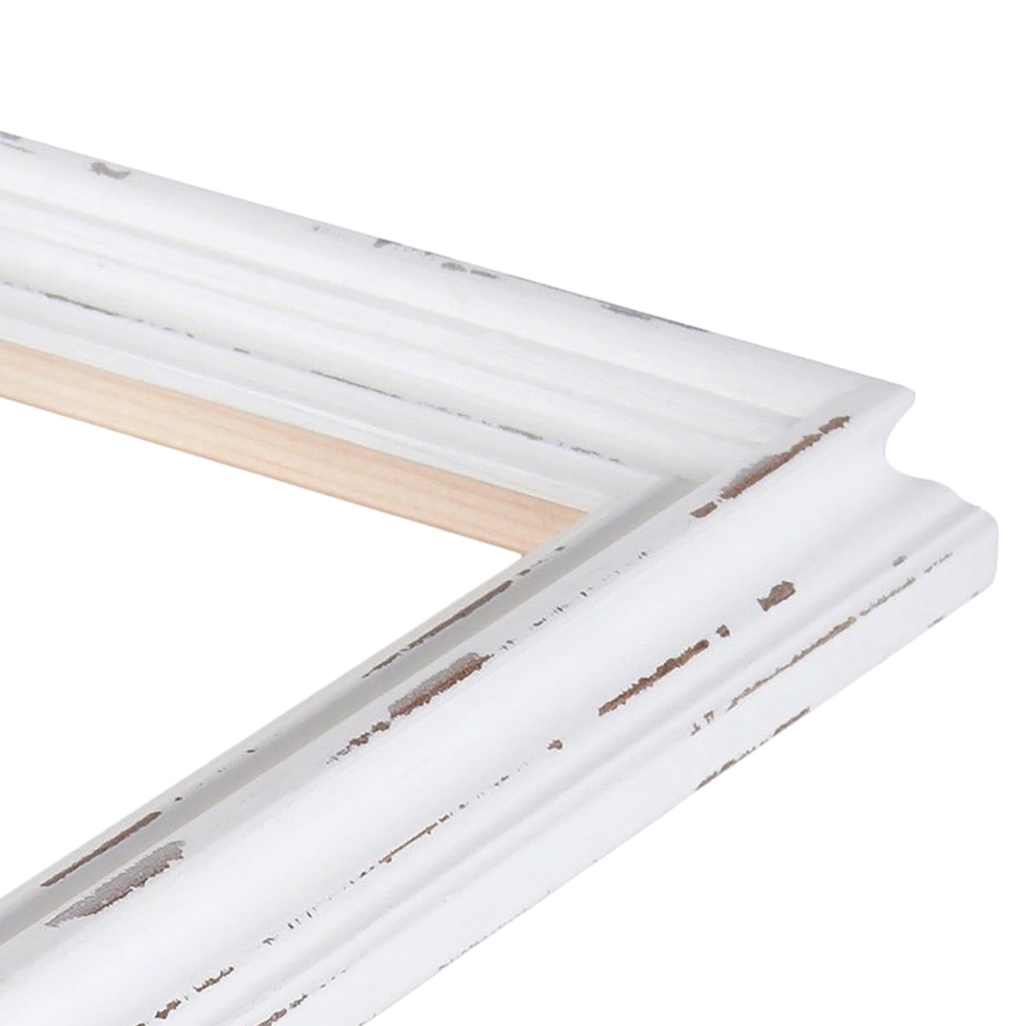 Rustic Off White Medium Width Table Top Frame