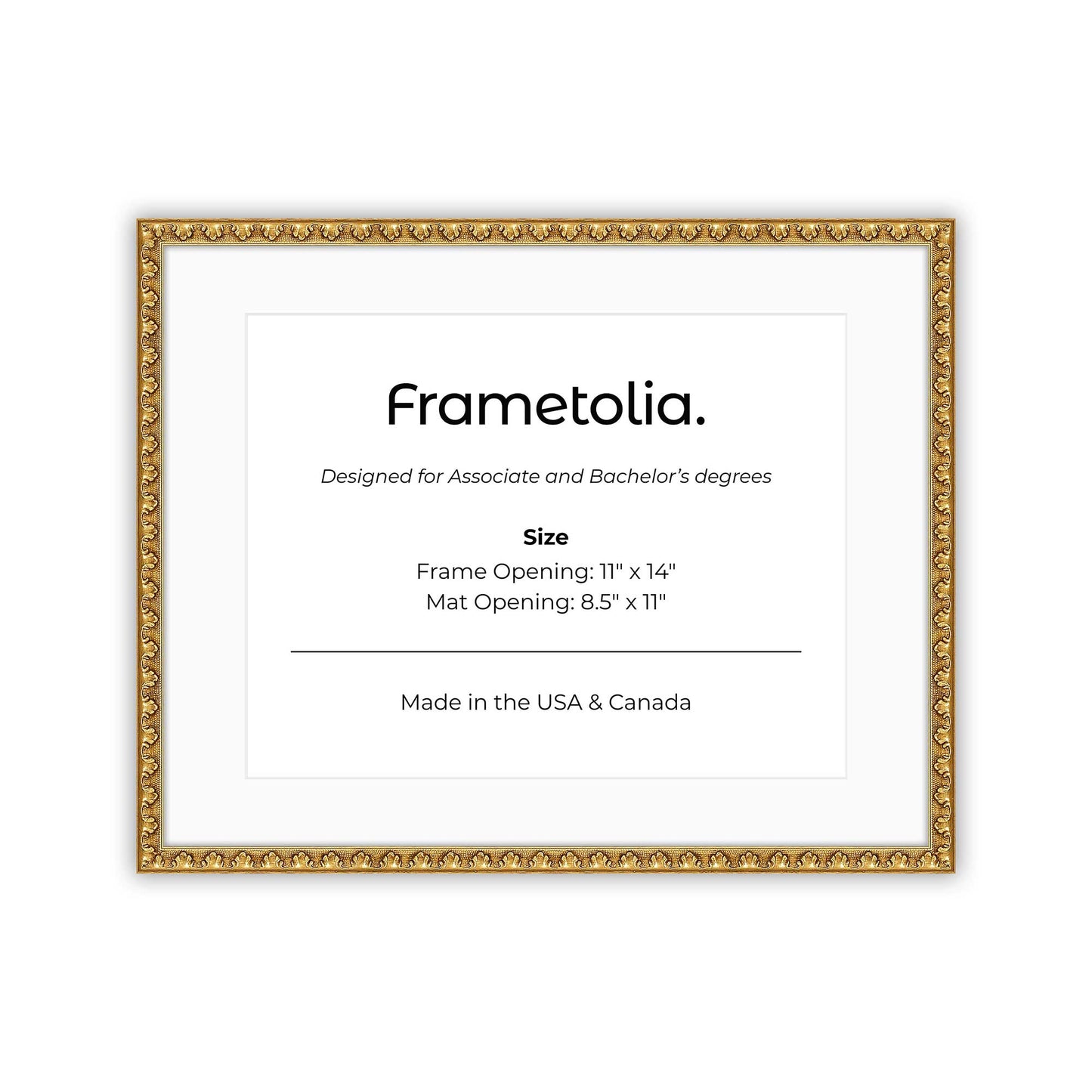 Gold Leaf FAMILY Wall Frame