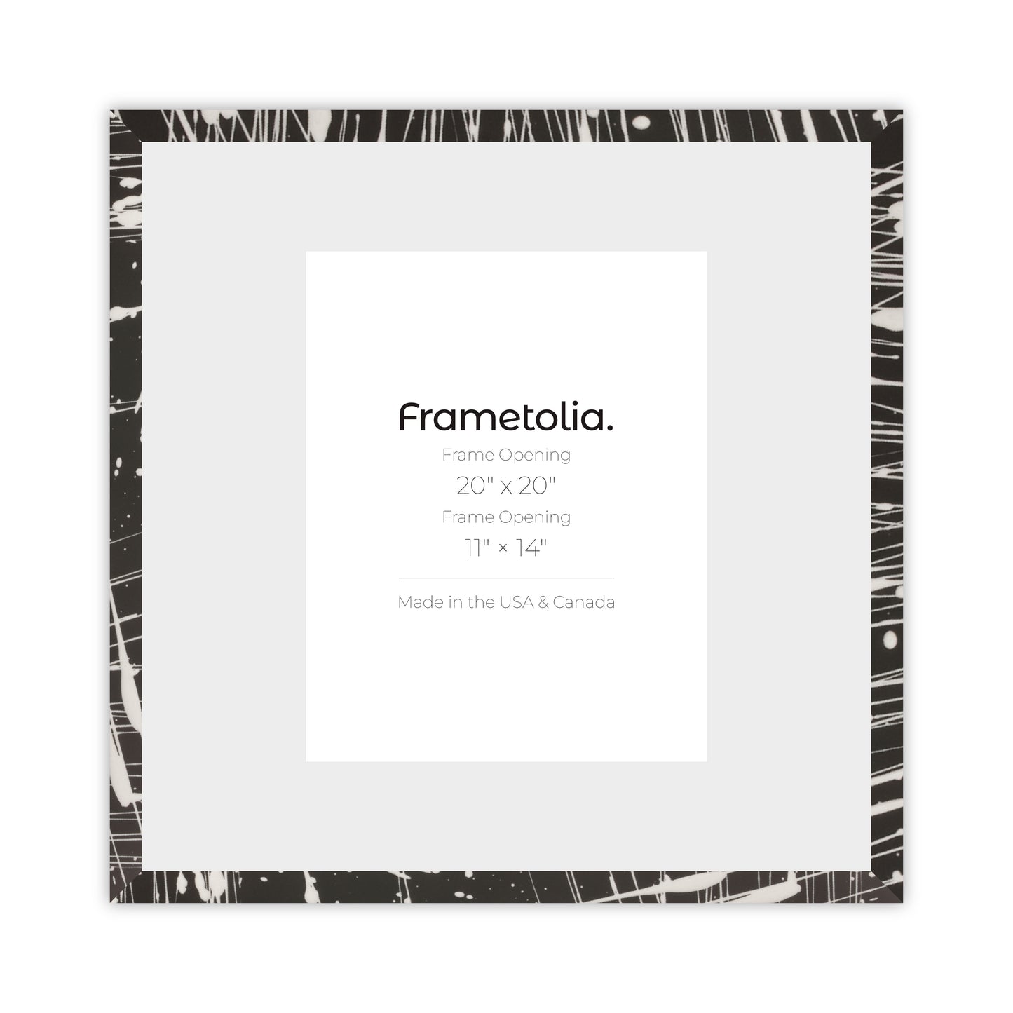 Front of picture frame