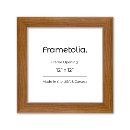 12" x 12" Light Oak Hudson Valley Wall Frame