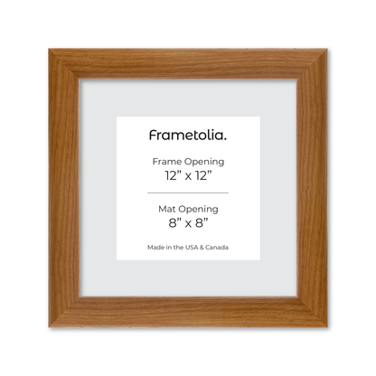 12" x 12" Light Oak Hudson Valley Wall Frame