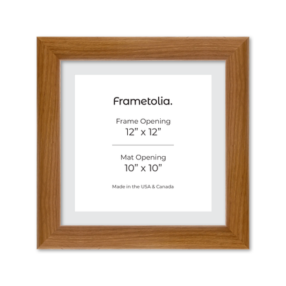 12" x 12" Light Oak Hudson Valley Wall Frame