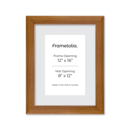 12" x 16" Light Oak Hudson Valley Wall Frame