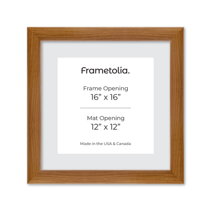 16" x 16" Light Oak Hudson Valley Wall Frame