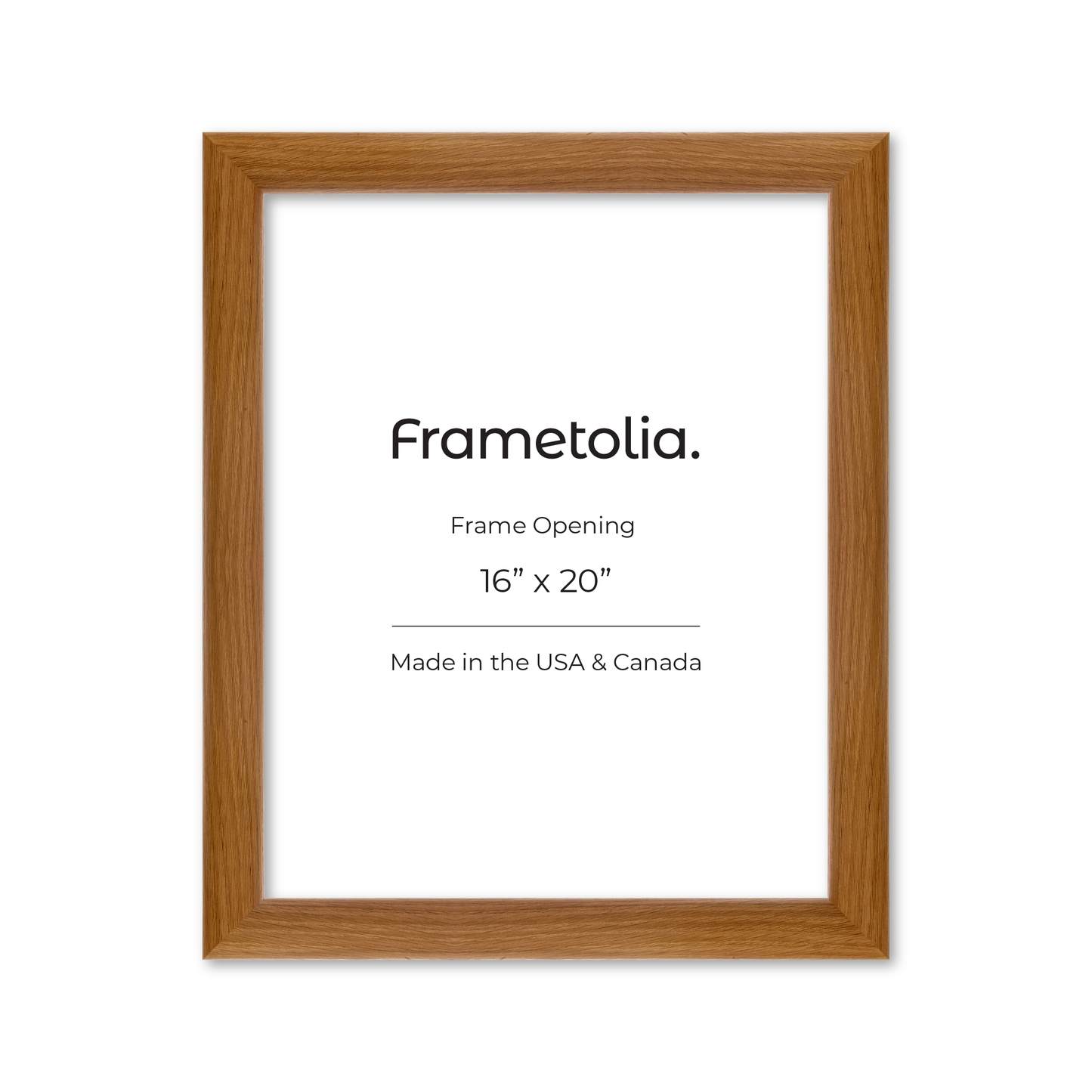 16" x 20" Light Oak Hudson Valley Wall Frame