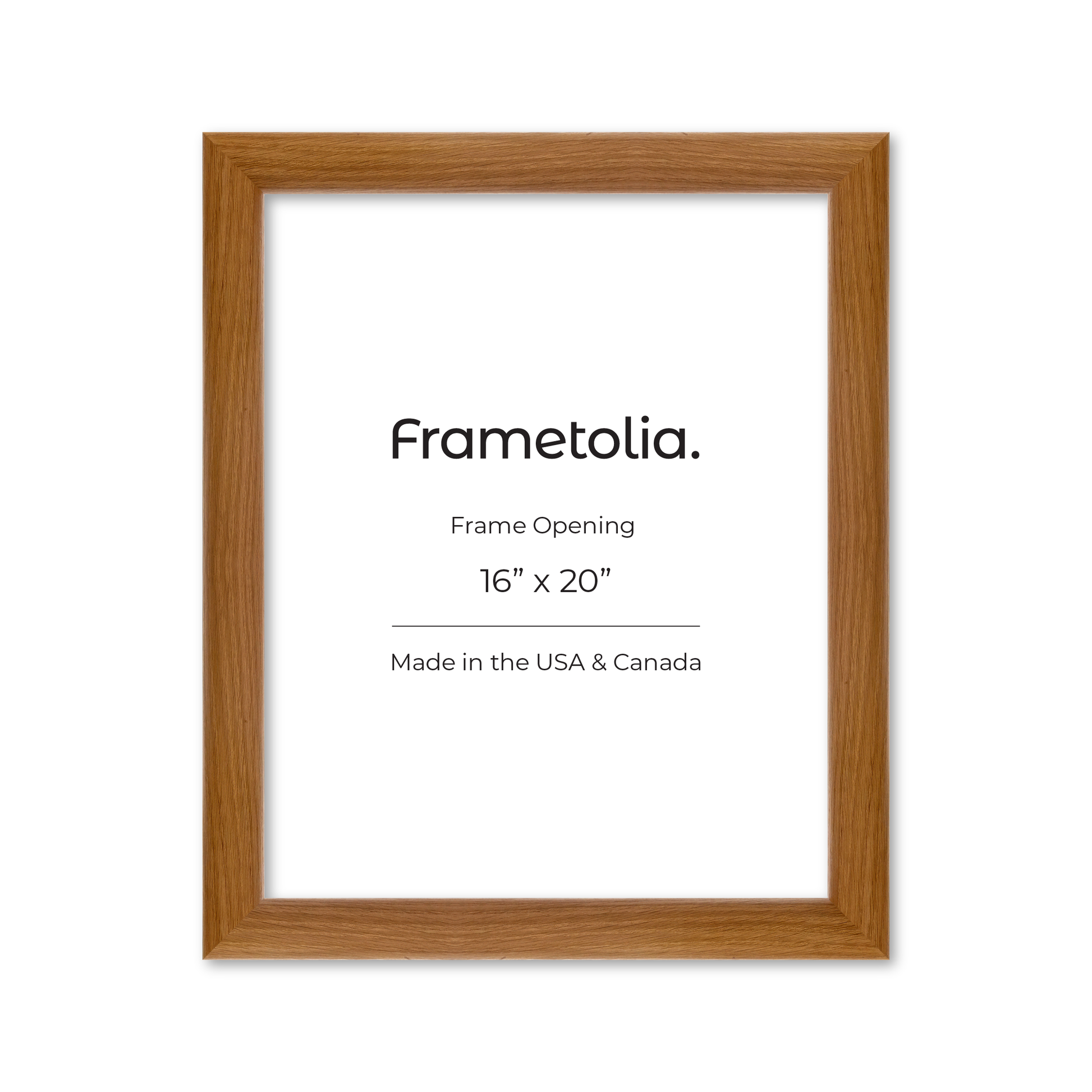16" x 20" Light Oak Hudson Valley Wall Frame