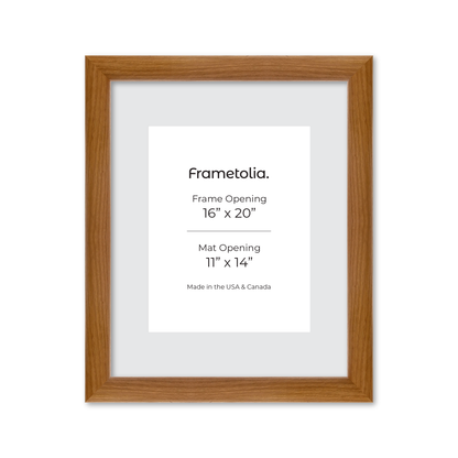 16" x 20" Light Oak Hudson Valley Wall Frame