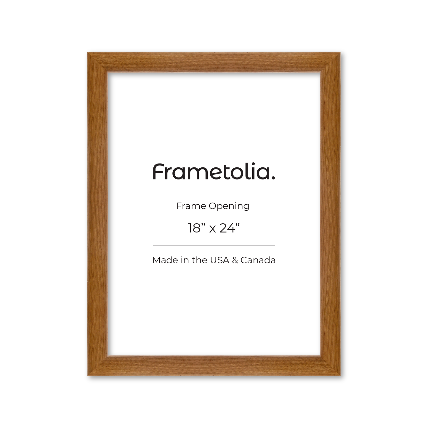 18" x 24" Light Oak Hudson Valley Wall Frame