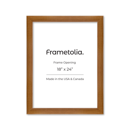 18" x 24" Light Oak Hudson Valley Wall Frame
