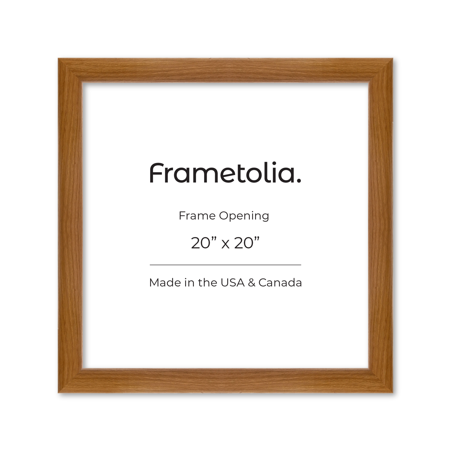 20" x 20" Light Oak Hudson Valley Wall Frame
