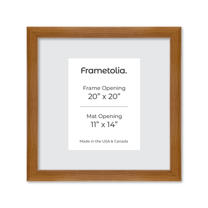 20" x 20" Light Oak Hudson Valley Wall Frame