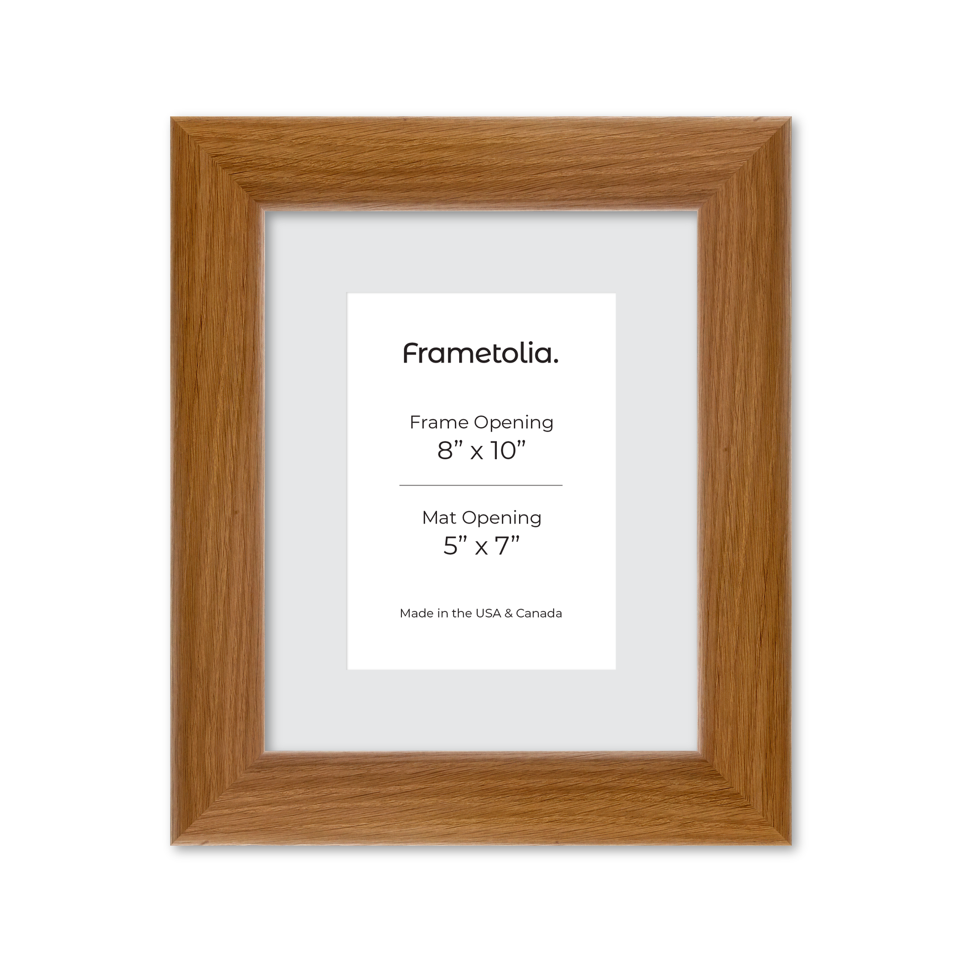 8" x 10" Light Oak Hudson Valley Wall Frame
