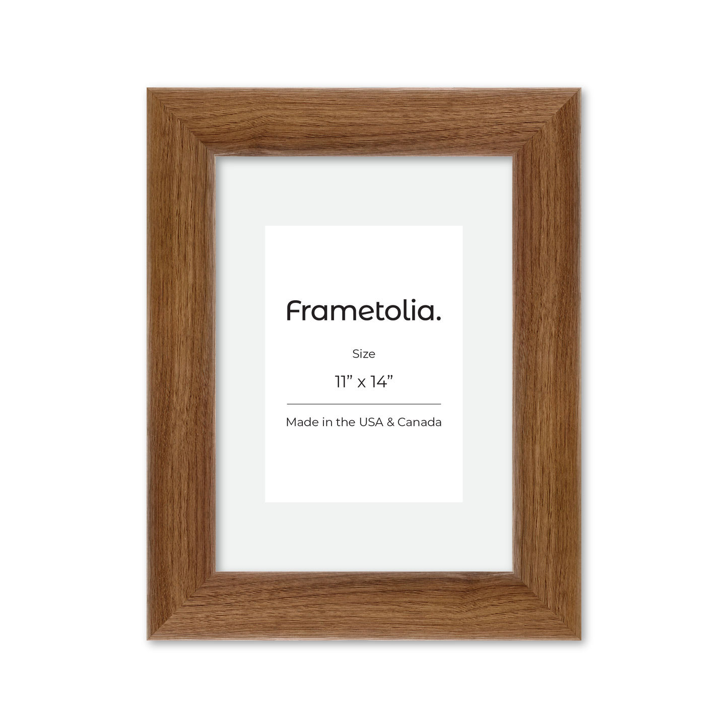 11" x 14" Light Walnut Hudson Valley Wall Frame